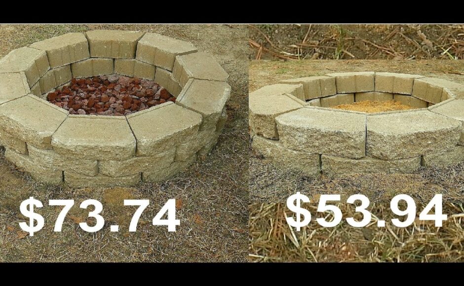 How to Build a Fire Pit From Bricks Or Pavers